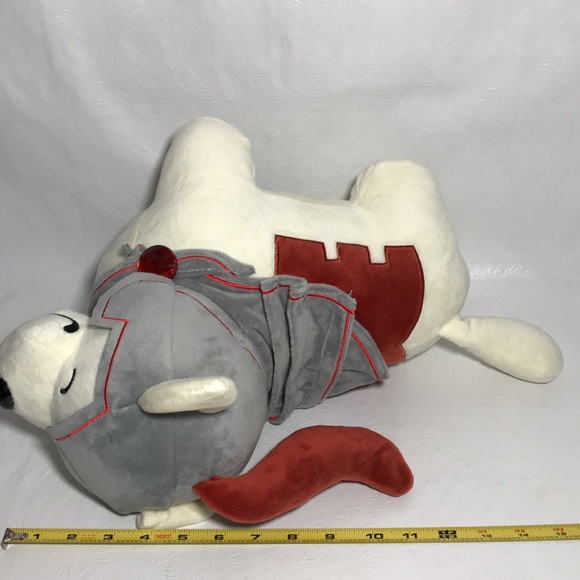 The Yetee Wargroove Caesar Dog Plush Toy Cream Color with Costume - Picture 6 of 9